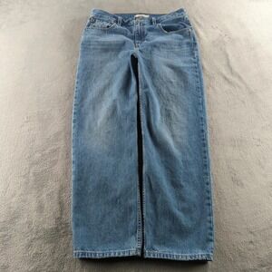 Levis Jeans 31x30 Blue Light Wash Low Rise Baggy Wide Leg Denim Skater Y2K Style